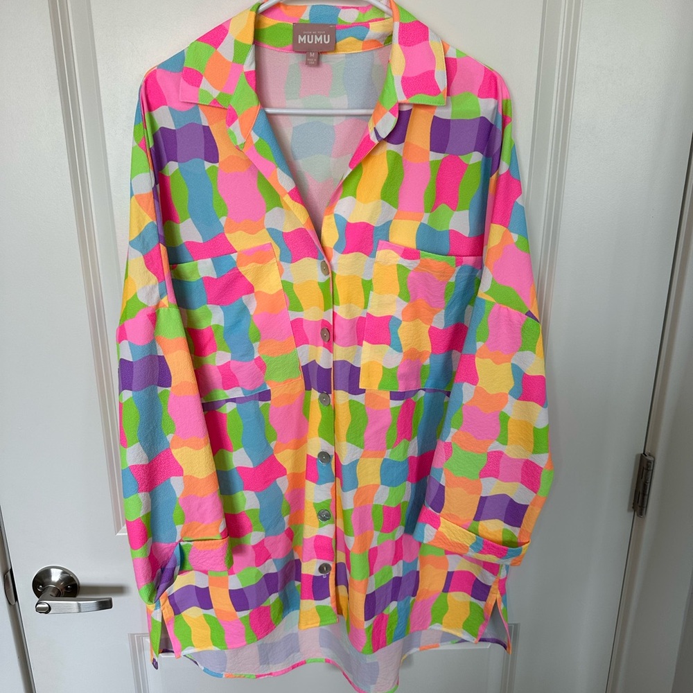 Show Me Your MuMu - M - Colorful Button-Up
